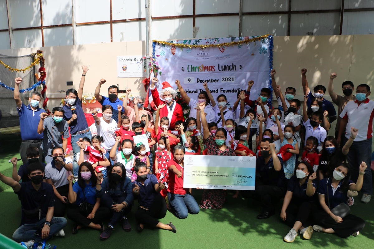 ASCOTT THAILAND CONTINUES CSR PROJECTS IN THE MIDST OF PANDEMIC FOR CHILDREN AT HAND TO HAND FOUNDATION