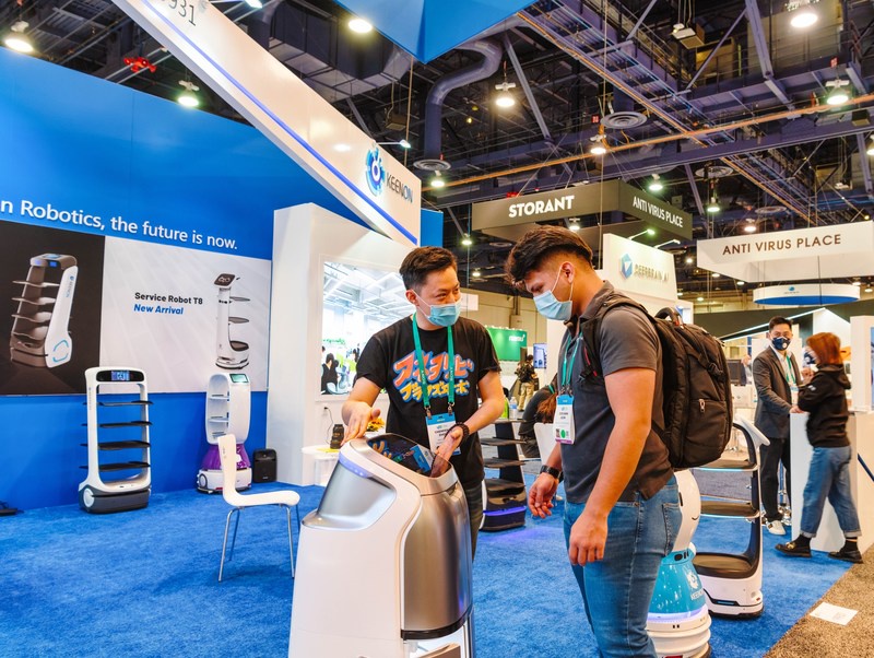 KEENON Robotics ยกขบวนหุ่นยนต์บริการร่วมงาน CES 2022