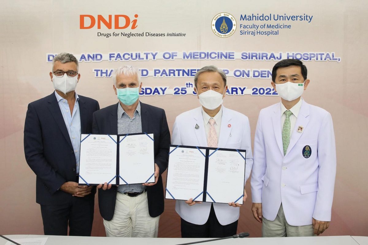 Thailand and DNDi join forces in global research initiative to tackle dengue