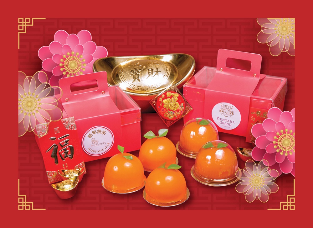 LUCKY ORANGE CHINESE NEW YEAR CAKE at Zing Bakery and Dynasty restaurant, Centara Grand at CentralWorld