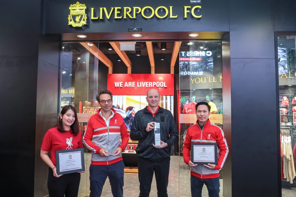 CRC Sports Receives a Prestigious Award from Liverpool FC for the Fourth Consecutive Year, Continuing to Provide the Best Experience for the Reds' Thai
