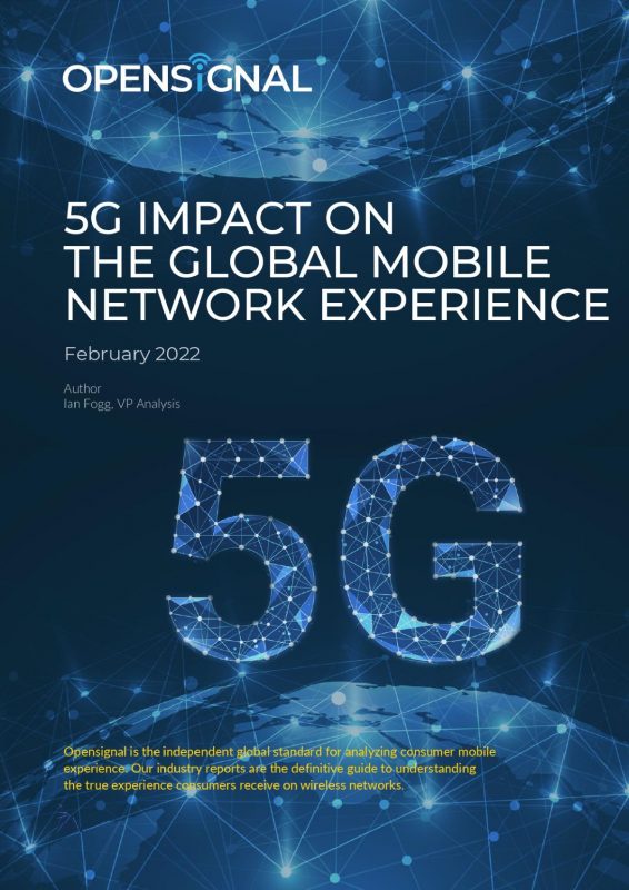 Opensignal unveils 5G IMPACT ON THE GLOBAL MOBILE NETWORK EXPERIENCE report