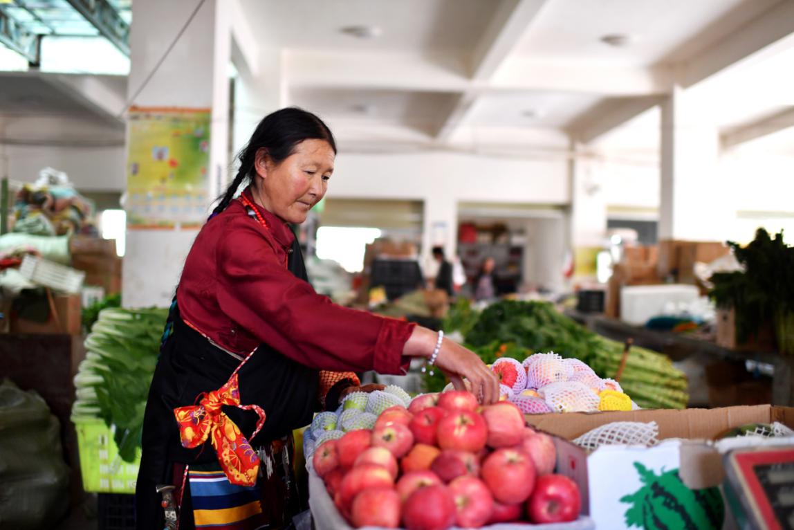 More Fruits and Vegetables on Tibetans' Tables