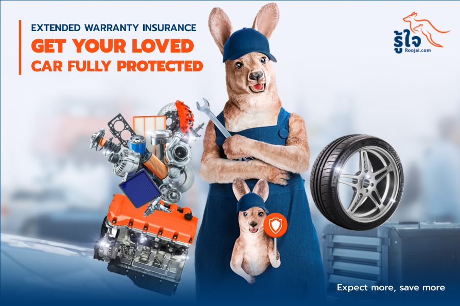 Fully protect your car with Roojai Extended Warranty Insurance