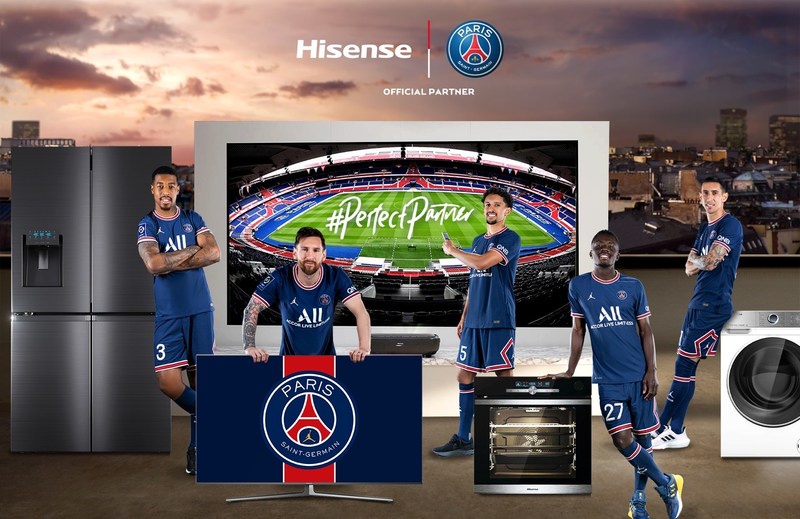 Hisense Enters the Homes of Paris Saint-Germain Players, Introducing Its Second Year of Partnership with the