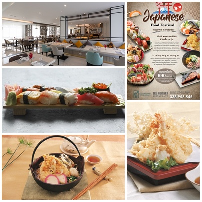 17-19 พฤษภาคม 2565 เทศกาลบุฟเฟ่ต์อาหารญี่ปุ่น ณ ห้องอาหาร ดิ ออร์ชาร์ด โรงแรมแคนทารี บ้านฉาง