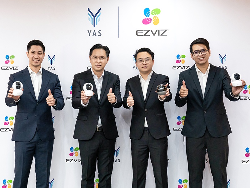 กล้องสมาร์ทโฮม EZVIZ จับมือ YAS เสริมทัพช่องทางการจัดจำหน่ายสู่คนไทยทั่วประเทศ พร้อมยกระดับคุณภาพชีวิตสู่ Smart Life รับเทรนด์ไลฟ์สไตล์คนเจนฯ