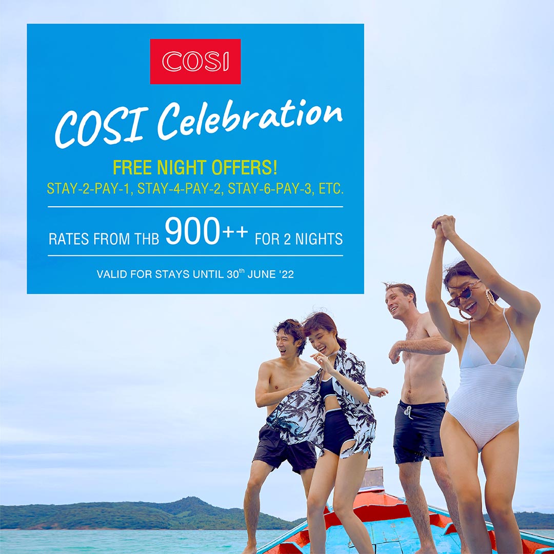 Centara launches free night offers with COSI Celebration offer