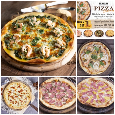 Fun with Buy 2 get 1 Free Delicious Homemade Italian Pizza at The Orchard Restaurant, Kantary Hotel, Ban