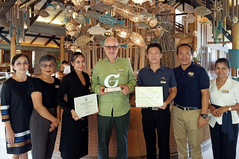 Cape Panwa Hotel, Phuket, Gratefully Receives the Certification of Green Hotel issued by Department of Environmental Quality