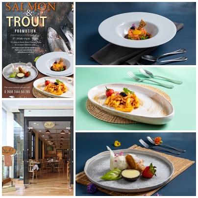17-24 July 2022 Salmon Trout Promotion at No.43 Italian Bistro Restaurant, Cape House, Bangkok