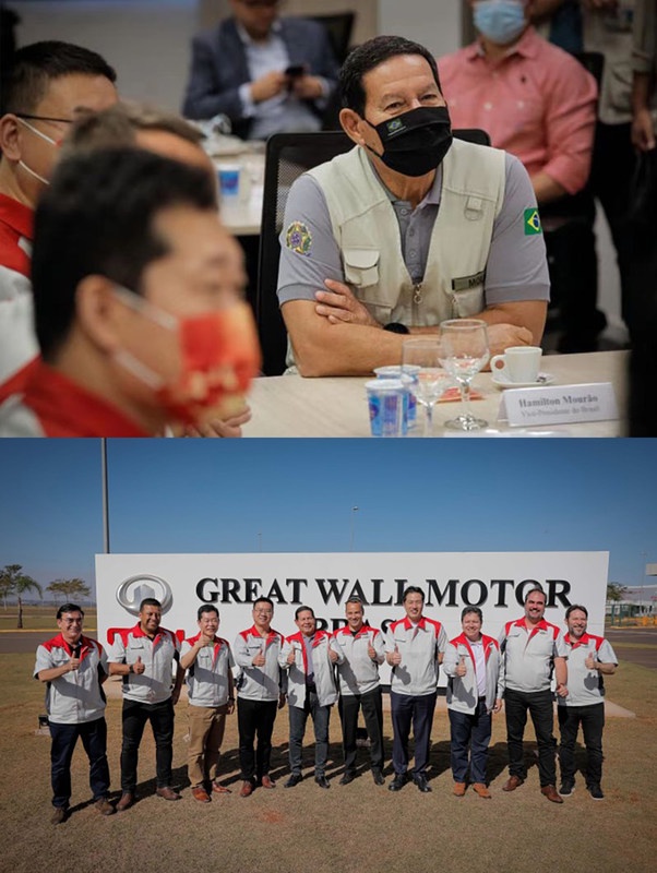 Brazilian Vice President Hamilton Mourao Visits GWM's Brazil Factory, L.E.M.O.N. DHT Wins High Praise