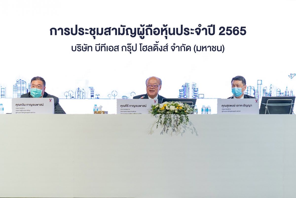 BTS Group's 2022 Annual General Meeting of Shareholders approved final dividendat the rate of THB 0.15 per share to be paid on 23 August