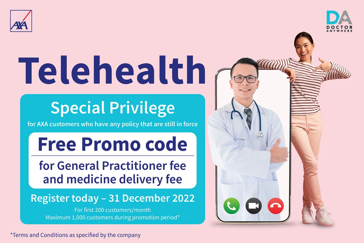 AXA Offers Free Telehealth Consultations to its Customers