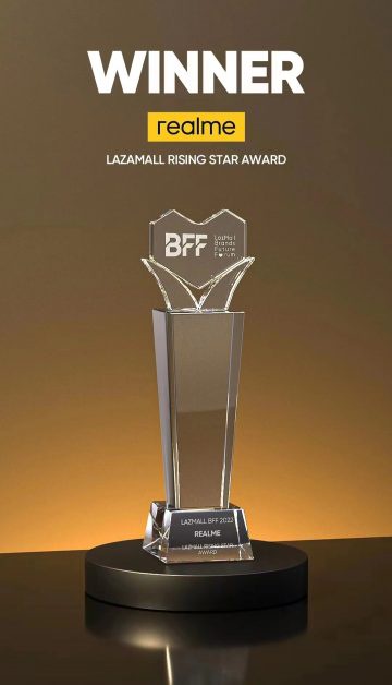 realme คว้ารางวัล LazMall Rising Star Award ในงาน LazMall Brands Future Forum (BFF) 2022 ณ Resorts World