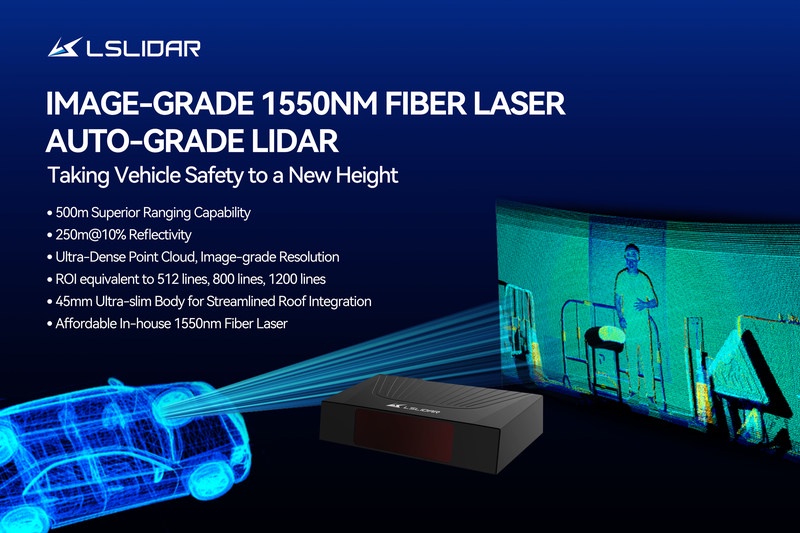 LSLiDAR's Image-grade 1550nm LiDAR 'LS Series' is Now Available for Automotive OEMs, Taking Vehicle Safety to a New