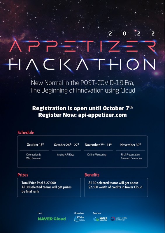 APPETIZER HACKATHON 2022The golden opportunity to make the best of superior APIs