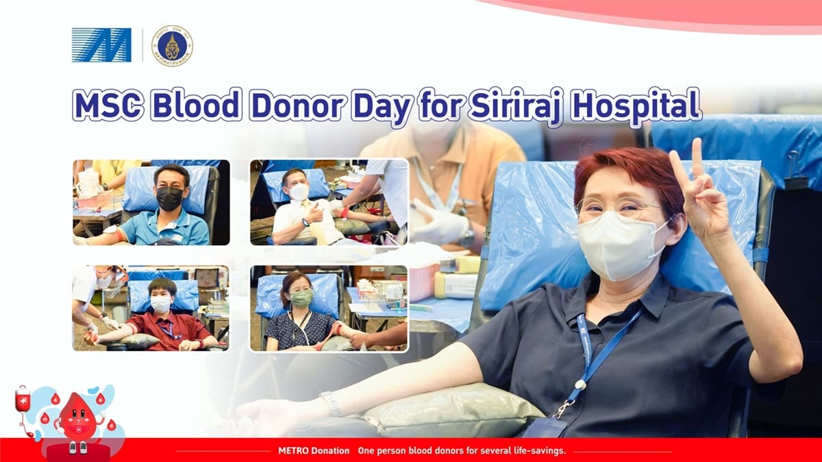 MSC Blood Donor Day for Siriraj Hospital