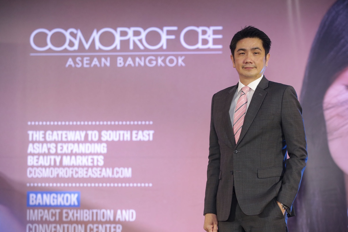 ตลาดเครื่องสำอางคึก แห่เข้าชมงาน COSMOPROF CBE ASEAN มากถึง 8,216 คน พร้อมจับคู่ธุรกิจกว่า 600 คู่ ดันไทยเป็นฮับด้านสุขภาพ-ความงาม