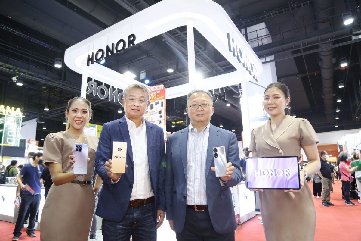 ออเนอร์ ประเดิม Thailand Mobile Expo ครั้งแรก กวาดยอดขายทะลุเป้ากว่า 120% สมาร์ทโฟนกล้องเทพ HONOR 70 มาแรง