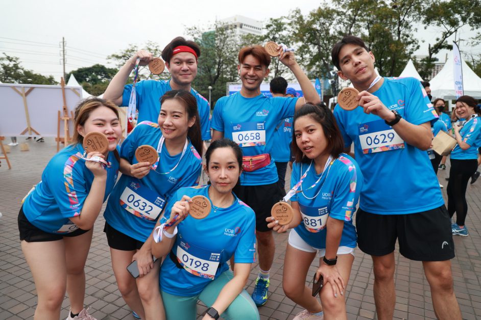 More than 1,500 UOB Thailand colleagues, customers and business partners united at UOB Global Heartbeat Run/Walk to raise funds for
