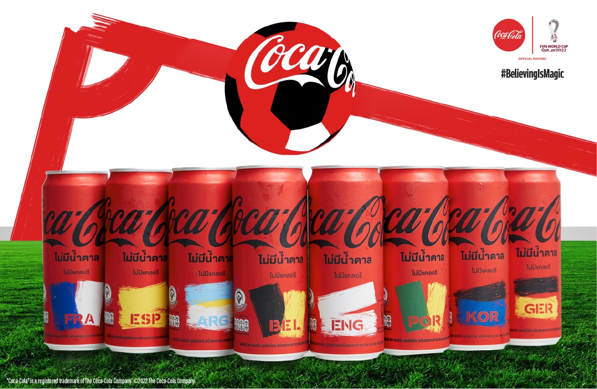 Coca-Cola(TM) shows soccer fans that 'Believing is Magic', releases FIFA World Cup(TM) 2022 special edition Coca-Cola(TM) cans in