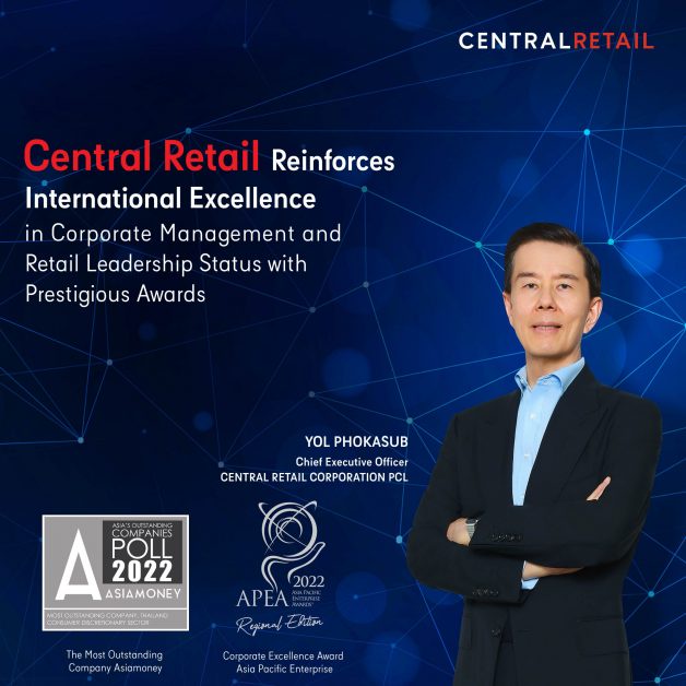 Central Retail Reinforces International Excellence in Corporate Management and Retail Leadership Status with Prestigious