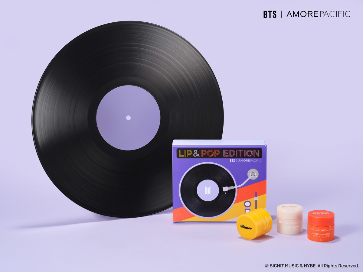 Amorepacific and BTS collaborate to release limited-edition set featuring NEW Butter Lip Sleeping Mask
