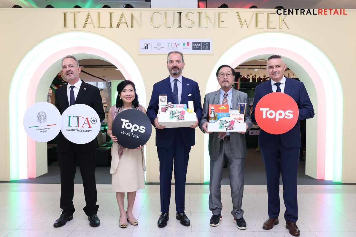 Tops joins the Embassy of Italy and Italian Trade Agency to present the first 'Italian Cuisine Week' of the