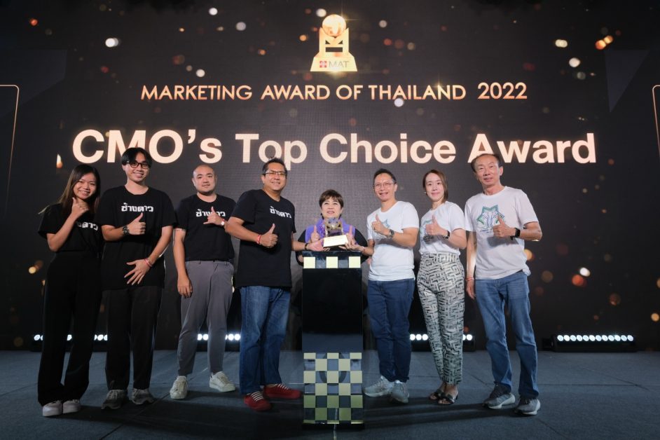 CMO ทั่วประเทศโหวต ช้างดาว-ห่านคู่ ยอดเยี่ยมที่สุดแห่งปี พร้อมรักษาแชมป์ คว้า 3 รางวัล Marketing Award of Thailand