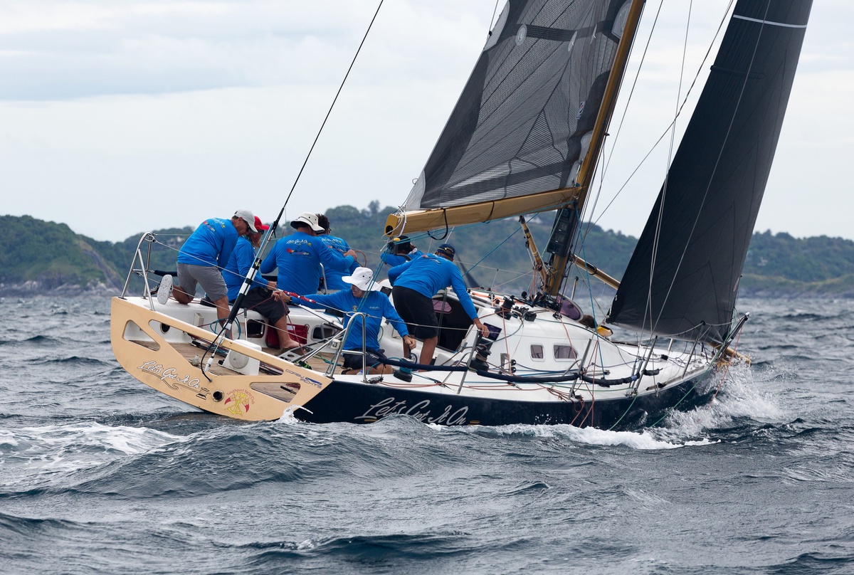Champagne sailing conditions greet sailors on second day of Phuket King's Cup