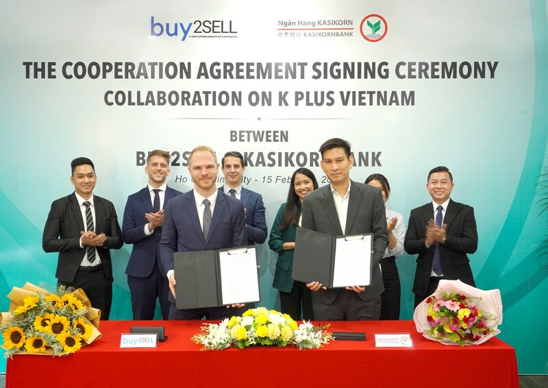 Buy2Sell Vietnam partners with KASIKORNBANK (KBank) - one of the largest banks in Thailand, to launch more widely the K Plus Vietnam application for Vietnamese