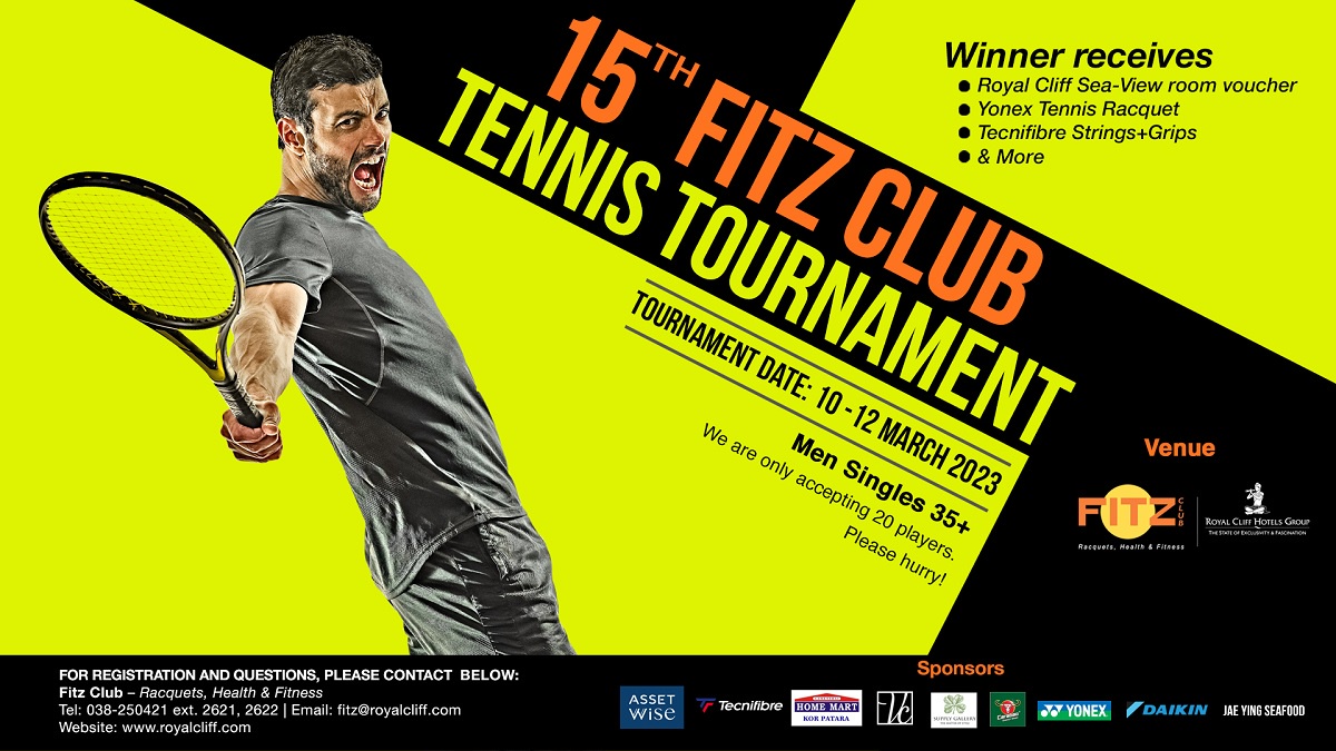 Fitz Club's Popular Annual Tennis Championship Returns on 10 - 12 March 2023