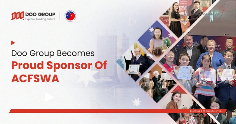 Doo Group รับบทผู้สนับสนุนสมาคมมิตรภาพออสเตรเลีย-จีนแห่งรัฐเวสเทิร์นออสเตรเลีย (ACFSWA)