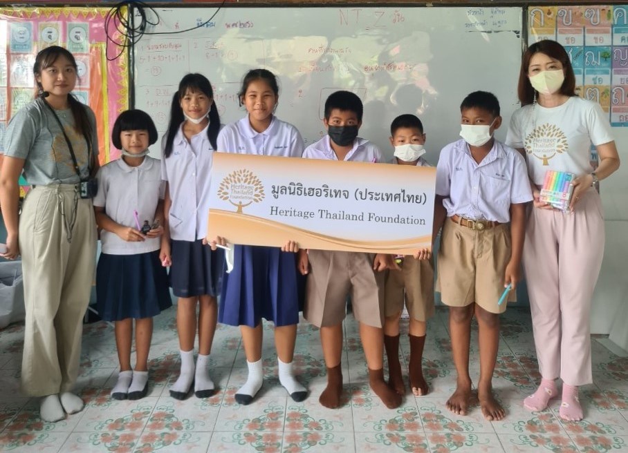 มูลนิธิเฮอริเทจ (ประเทศไทย) จัดทำโครงการ ห้องเรียนโภชนาการเพื่อการเรียนรู้ ให้แก่เด็กนักเรียนโรงเรียนบ้านเพลินวัฒนา และโรงเรียนบ้านหอมเกร็ด