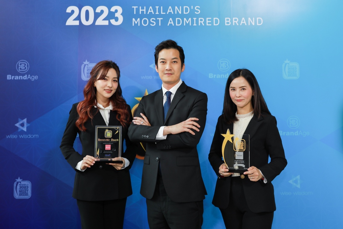 อมาโด้ ตอกย้ำความสำเร็จคว้าอีก 2 รางวัล 2023 Thailand's Most Admired Brand แบรนด์ที่น่าเชื่อถือที่สุด และรางวัล Market Leader Brand