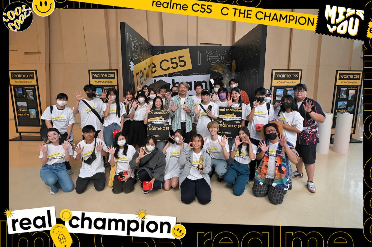 realme ส่งต่อประสบการณ์ถ่ายภาพระดับแชมป์เปี้ยนผ่าน realme C55 จัดกิจกรรม workshop ให้กับกลุ่มคนรุ่นใหม่ ณ