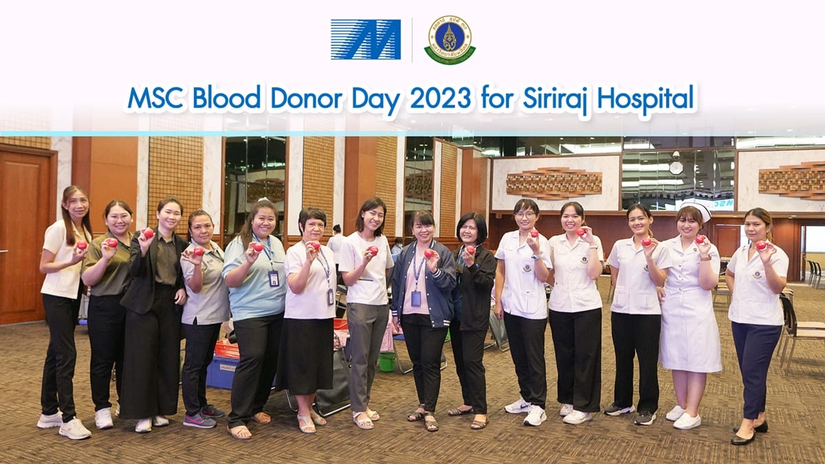 MSC Blood Donor Day 2023 for Siriraj Hospital
