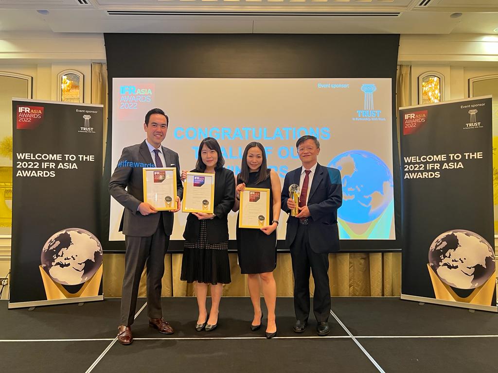 BTS Group Affirmed as Sustainability Leader with ESG Bond of the Year Win at IFR Asia Awards 2022 in Singapore