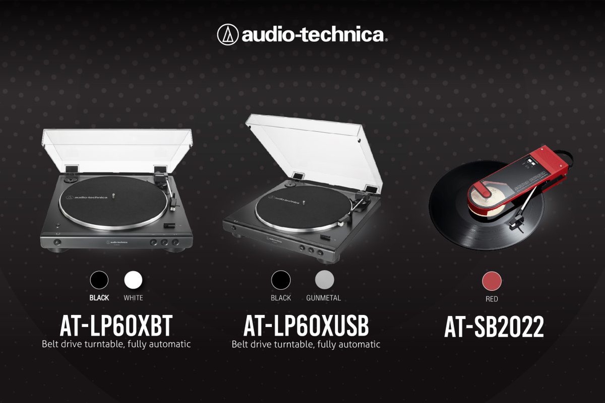 อาร์ทีบีฯ เปิดตัวเครื่องเล่นแผ่นเสียงจากแบรนด์ Audio-Technica 3 รุ่นใหม่ เอาใจคนรักแผ่นเสียง อัดแน่นด้วยเทคโนโลยีเสียงสุดล้ำ