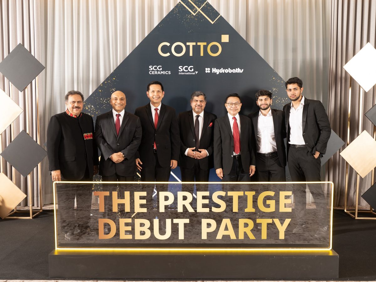 SCG Decor ผสาน SCG International และ Hydrobaths Ramco บุกตลาดอินเดีย เปิดตัวสินค้าใหม่ 'COTTO Exclusive Collection' เจาะฐานลูกค้ากว่า 1,425