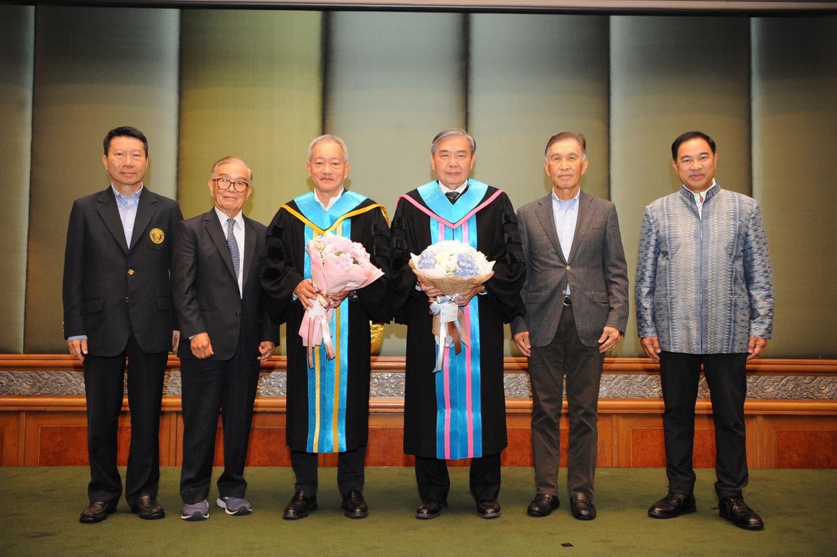 มหาวิทยาลัยหอการค้าไทย จัดงานเลี้ยงแสดงความยินดีแด่ดุษฎีบัณฑิตกิตติมศักดิ์ มหาวิทยาลัยหอการค้าไทย ประจำปีการศึกษา