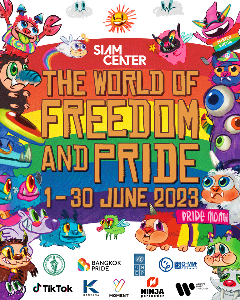 สยามเซ็นเตอร์ เมืองแห่งไอเดียล้ำเทรนด์ที่ยอมรับทุกความหลากหลาย สนับสนุน Bangkok Pride 2023 พร้อมจัดแคมเปญ Siam Center The World of Freedom and
