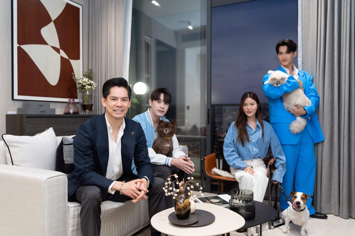 RML invites celebrities with their adorable pets to exclusively preview 'Iconic Suite' show unit featuring new designs at 'Tait Sathorn