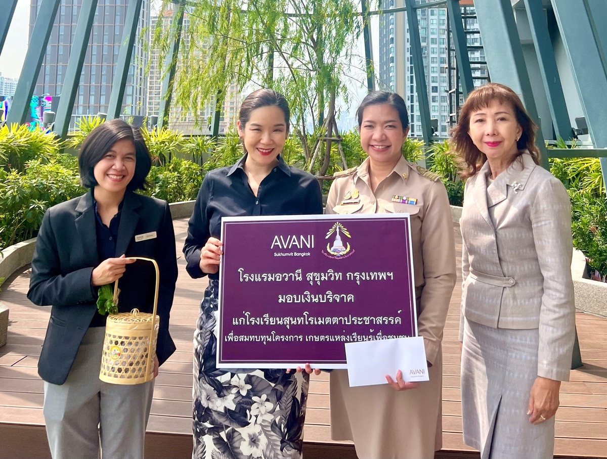 Avani Sukhumvit Bangkok Hotel Joins Global Efforts on World Environment Day 2023 to Support Soontharomettaprachasan School's Sustainable