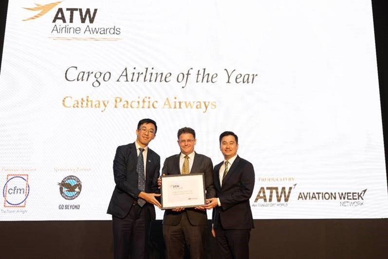 Cathay Cargo receives Cargo Airline of the Year accolade at ATW's 49th Annual Airline Industry Achievement
