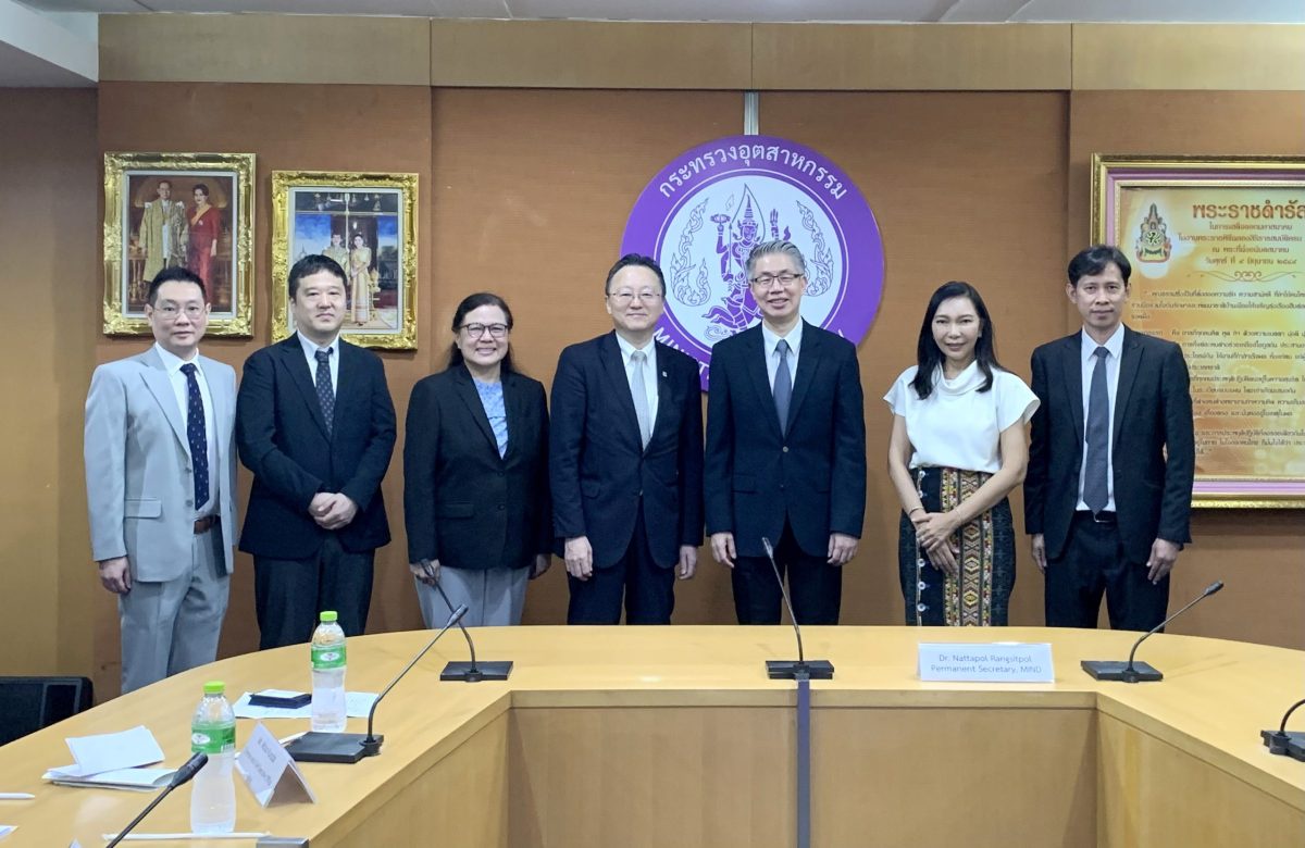 EXIM Thailand and NEXI Visit Industry Ministry's Permanent Secretary to Discuss Ways to Enhance Risk Protection and Industrial