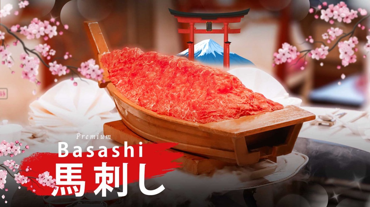 Basashi : the premium horse meat sashimi