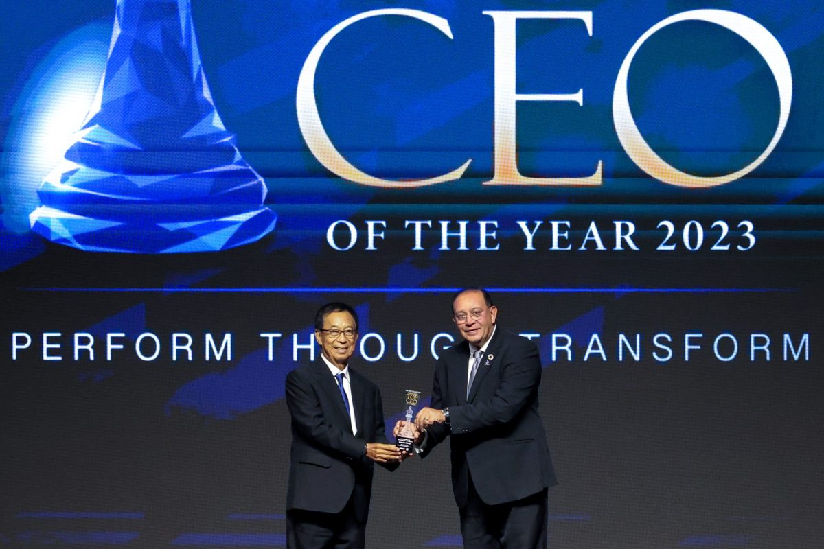 CEO of PTTEP honored with the Thailand Top CEO of the Year 2023