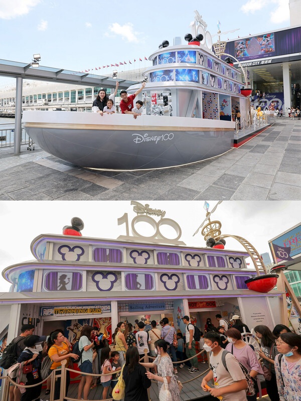 Harbour City, Times Square, and Plaza Hollywood unite to host the largest Disney 100th Anniversary event in Hong
